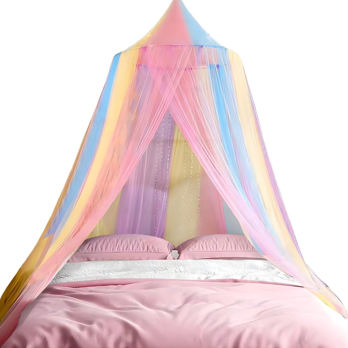 Lìon® Klamboe - Klamboe 2 Persoons - Klamboes - Klamboe 1 Persoons - Klamboe Baby - Veelkeurig - 190cm x 160cm x 130cm