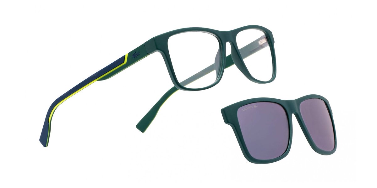 Lacoste L2707 CLIP Green 53/16/0 MAN Zonnebrillen