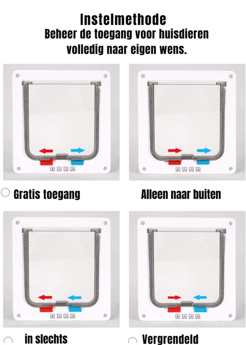 Groupe SEB Allvia Kattenluik Met Magneet - Bruin thumbnail 4
