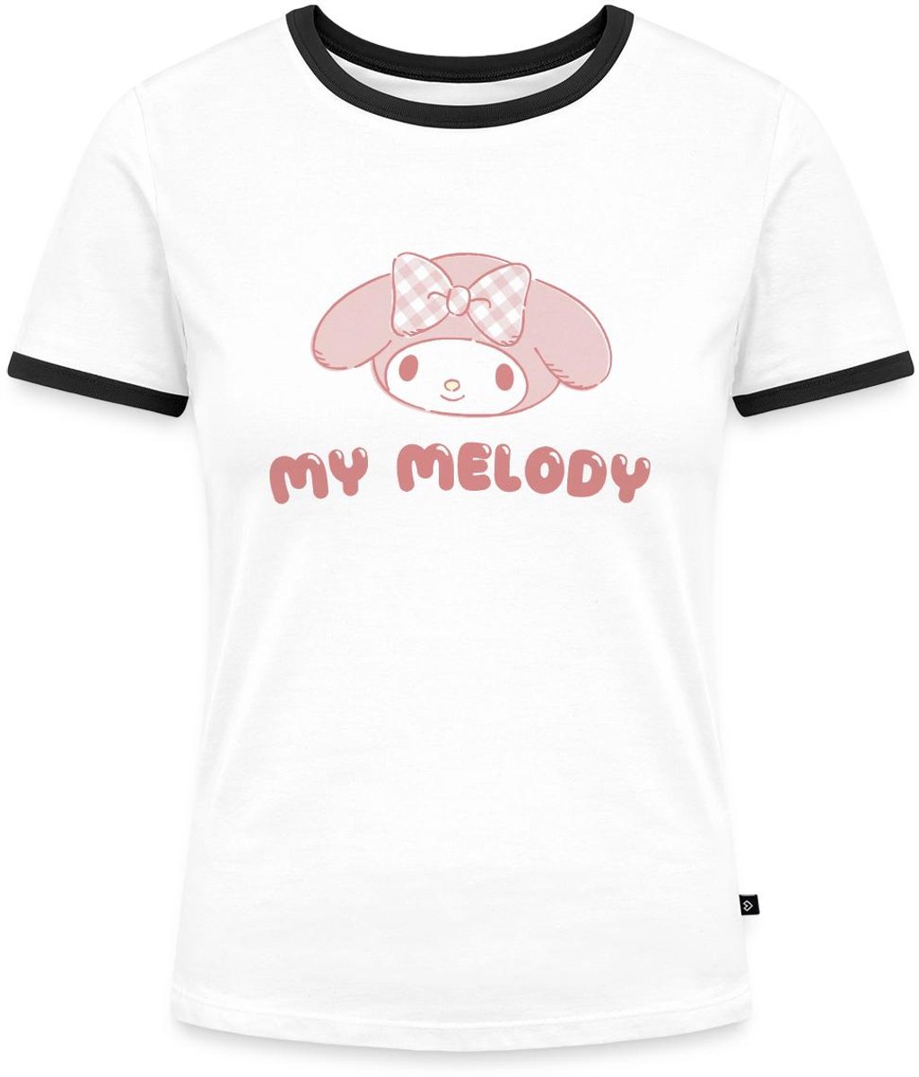 My Melody Portret Vrouwen Contrast Shirt