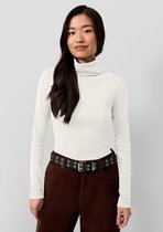QS - female - T-shirt met lange mouwen en col