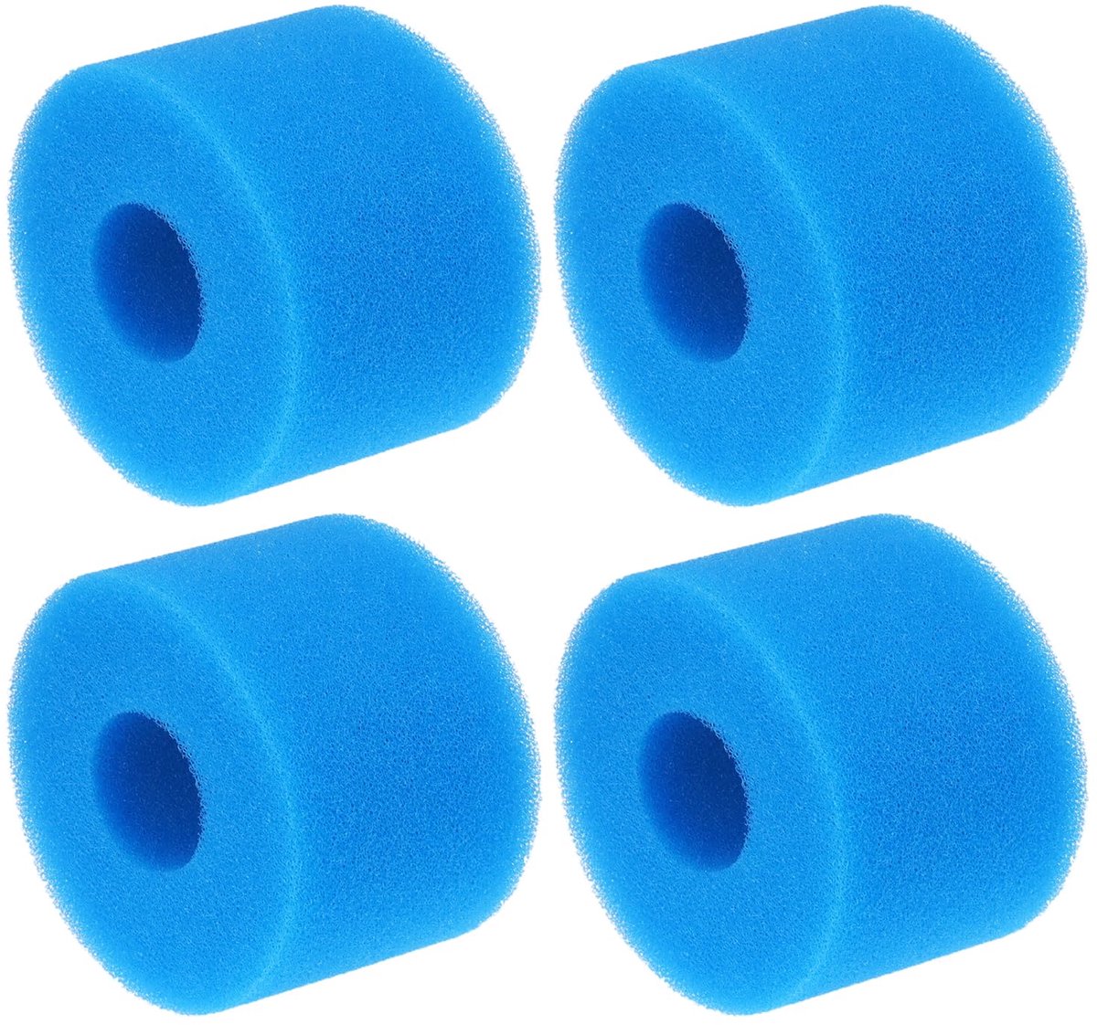 Zwembad filter schuim spons - 4 stuks - compatibel met S1 type - ideaal voor zwembad & aquarium - ShopVlot