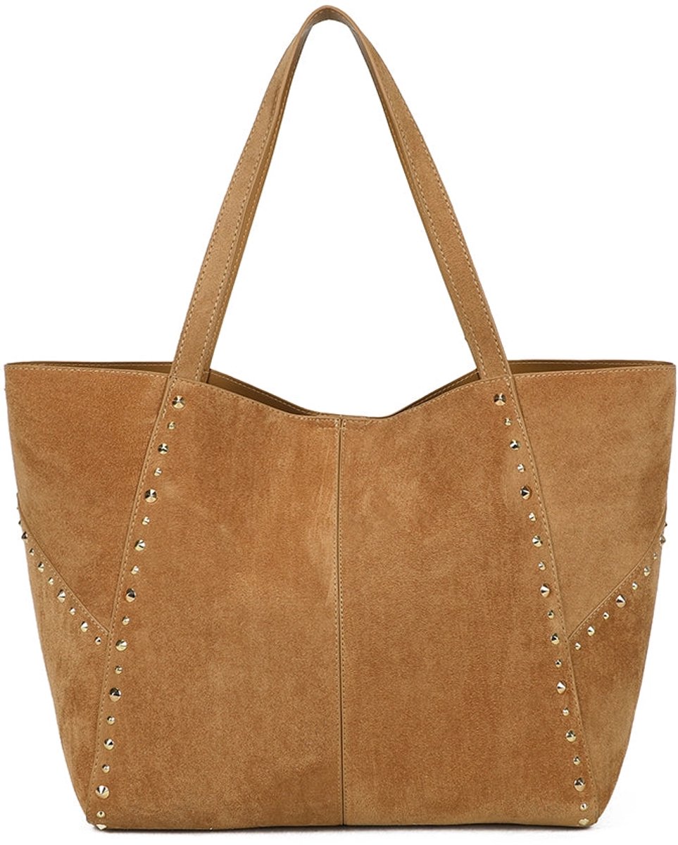Gallantry® - Dames Tas Shopper Studs Khaki