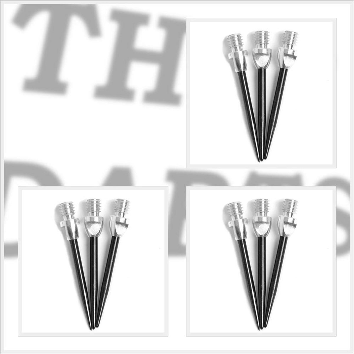Darts met verwisselbare punten - 2BA - 3 Set (9 stuks)