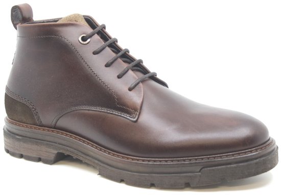 Berkelmans Levin Donkerbruine Boots met Veters