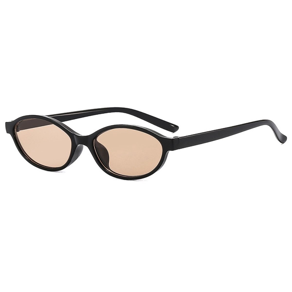 Casalora Cat Eye Zonnebril Dames – Retro Ovale Smalle Zonnebril – Trendy Vintage Zonnebril met UV400 Zonbescherming – Mode Zonnebril voor Dames