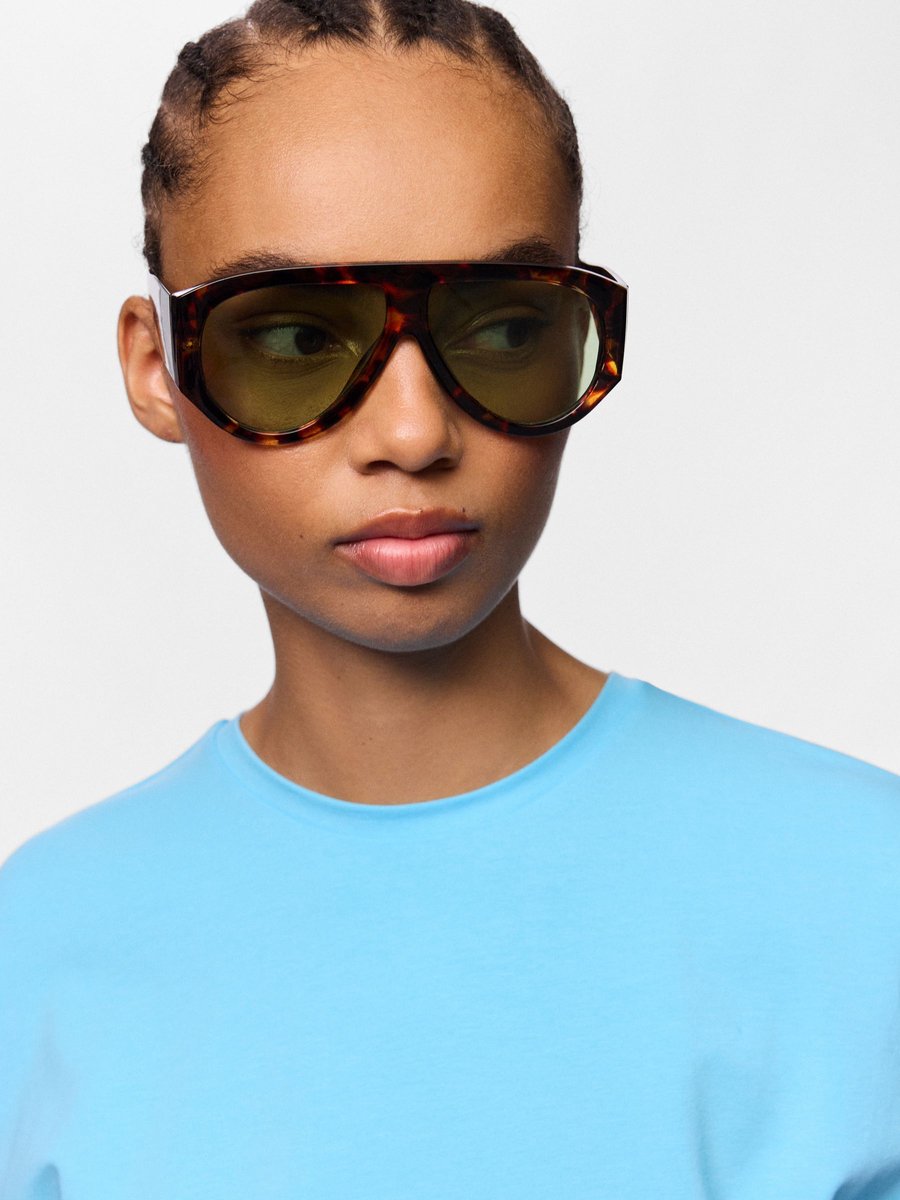 Pieces T-shirt PCALLI GETAILLEERD