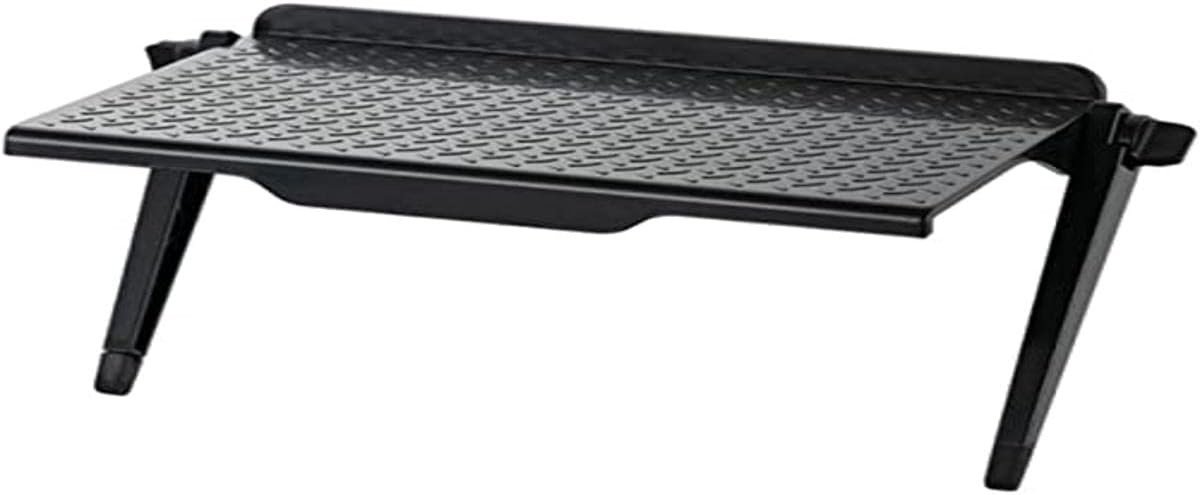 Verstelbare Display voor TV, Decoder, Router en Camera - Robuust en Stabiel Plankensysteem met Topplank (Zwart)