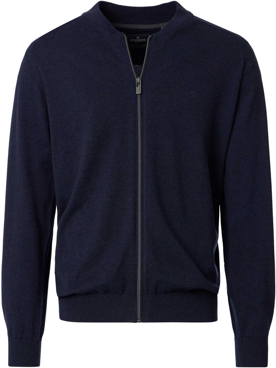 CASAMODA Vest Zip Donkerblauw (navy) - Maat 3XL - Heren