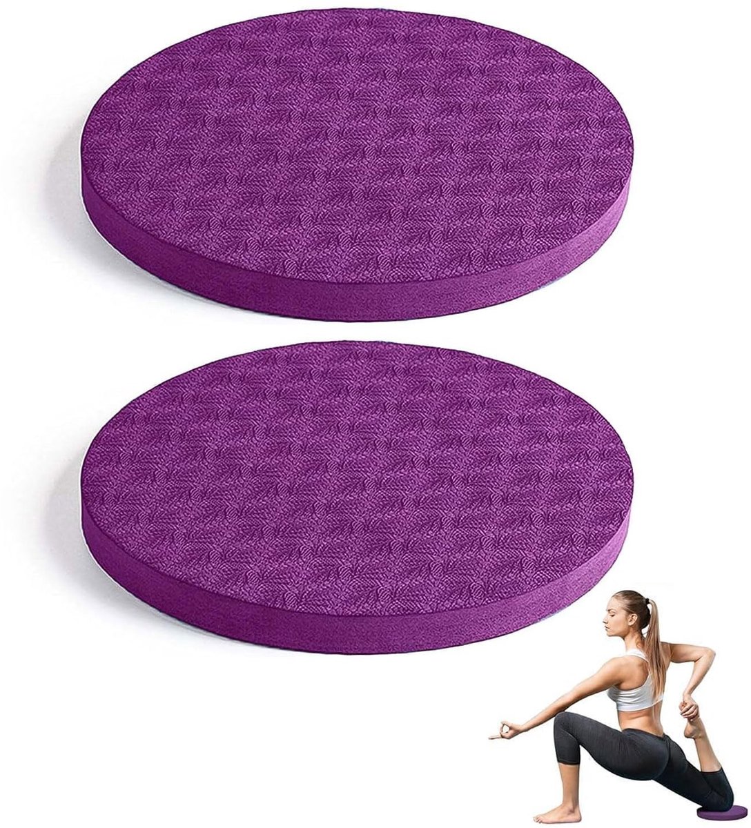 Comfortabele en Duurzame Yoga Knieschijven - Antislip Knie- en Elleboogkussens voor Yoga, Pilates, Meditatie en Sportoefeningen, Ideaal voor Verbeterde Ondersteuning en Stabiliteit