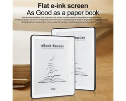 Kleuren e-reader met stylus, 5,76-inch HD LCD-scherm, 16 GB opslag, oogvriendelijk ontwerp, compatibel met Android 8.1, inclusief beschermhoes.