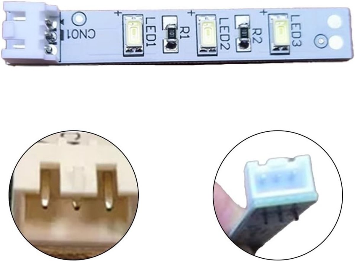 Vervangende LED Strip voor Koelkast, 12V Verlichting, Geschikt voor Samsung Koelkasten, DA41-00519R, Energiezuinig en Duurzaam