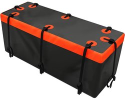 Achterdrager Tas - Bagagebox Auto - Extra Opbergruimte - Waterdicht PVC - 430 Liter - Oranje