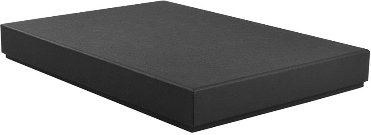 Packaging World A4 luxe stijve presentatie briefpapier geschenkdoos 35mm (zwart) - ShopVlot
