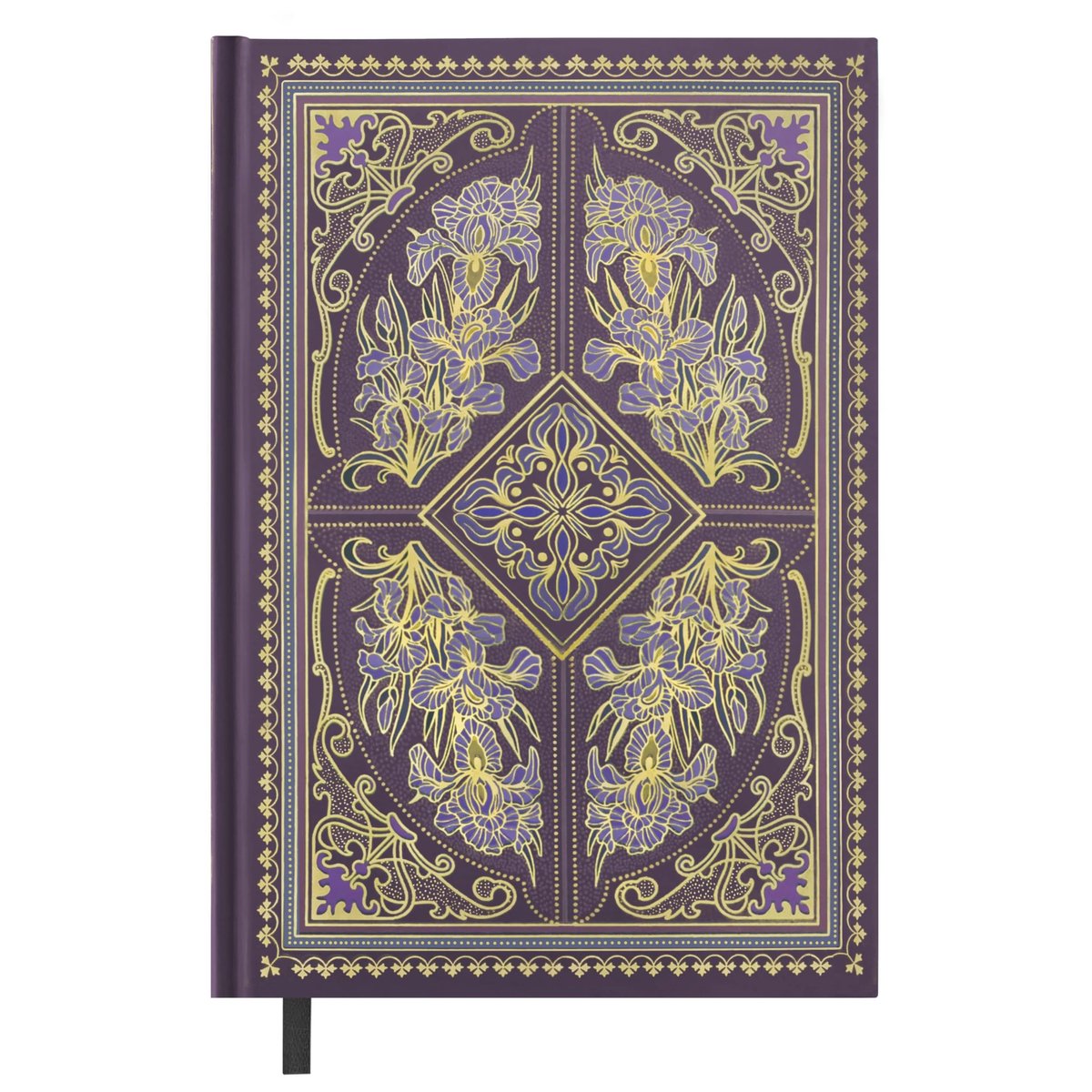 Notitieboek A5 gelijnd - hardcover - rookpaars - perfect voor werk en reizen - ShopVlot