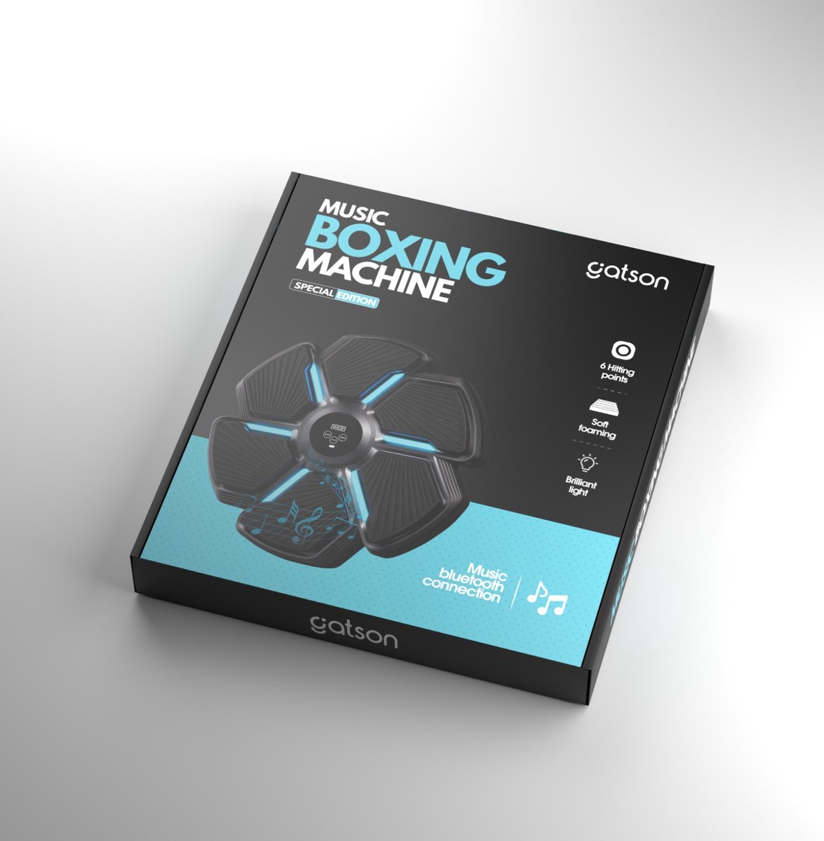 Gatson Kids Boxing Machine - Inclusief Bokshandschoenen - Bokszak - Boksmachine met Muziek - Boxing Bag - Music Boxmachine - Boksen en Trainen - Bokspaal - Boks - Volwassenen & Kinderen