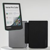 PocketBook Verse Pro Color e-reader Sage Glow – 6 inch – 16 GB – waterdicht + Transparant Zwart hoesje – voordeelbundel