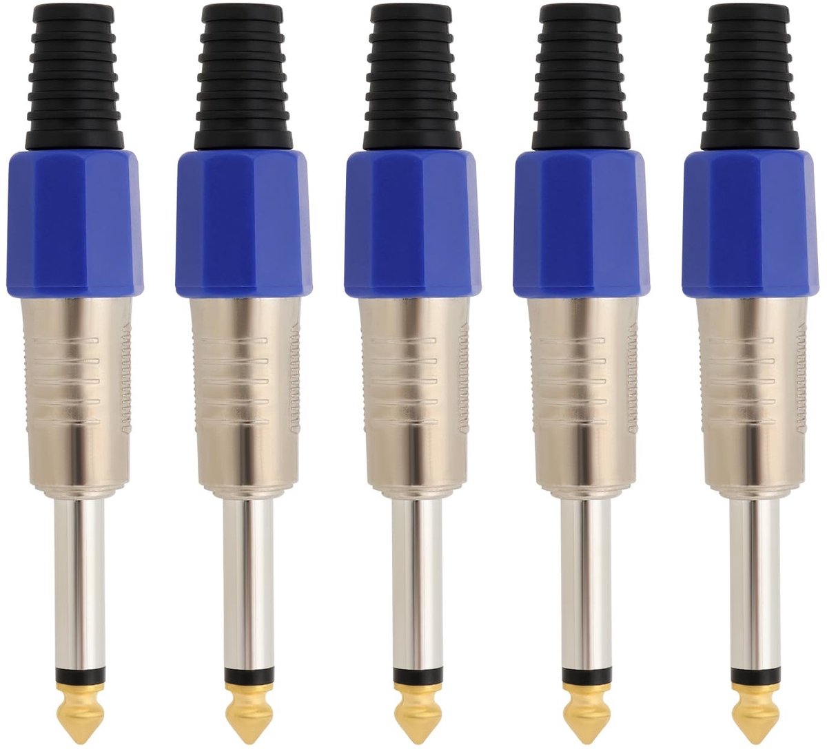 Cosensi - Dailygoods - Dailygoody - Audio Plug - 6.35 mm Haakse Plug - Verlengkabel Oplossing - Enkele Kanaals - Geschikt voor Microfoon en Speaker - Zinklegering
