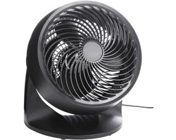 SNJY® Vloerventilator - Luchtkoeler - Statiefventilator - Ventilator Staand - 23M Reikwijdte - Zwart