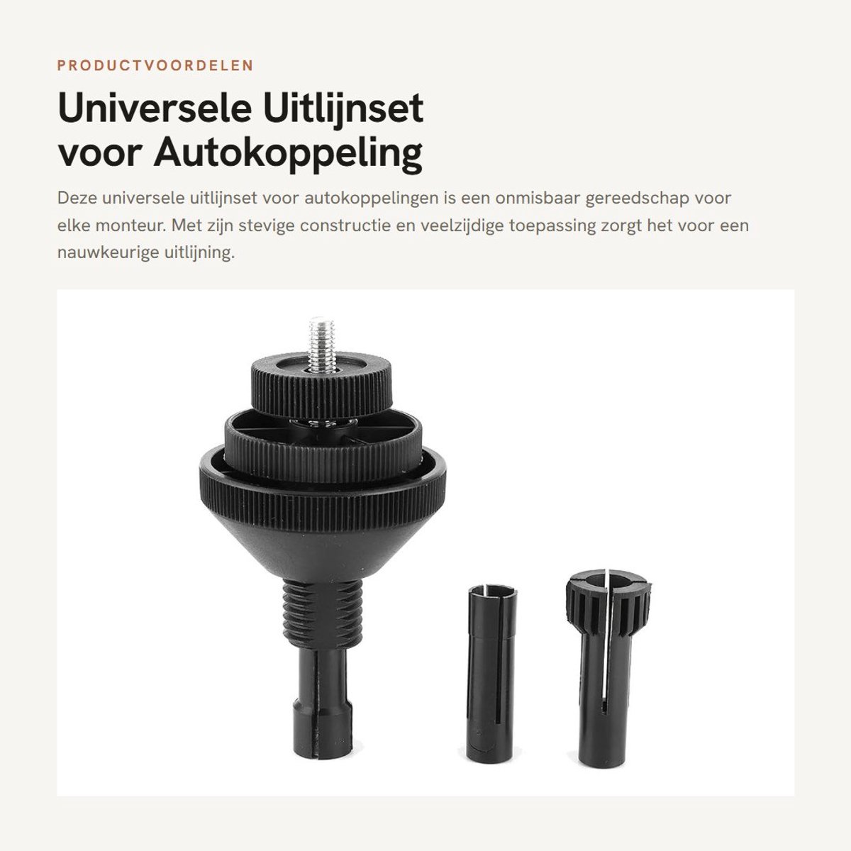 Dailygoods- Centreerhulpmiddel Universele Gereedschapset - Koppelingskalibrator - Positiecorrector - Antislip Ontwerp - Stabiele Kalibratie - Bereik 14,4-2120,9-29 mm - Koppelingsgereedschap