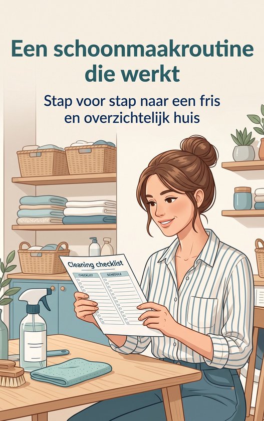 Een schoonmaakroutine die werkt - cover