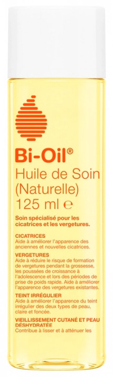 Bi-Oil Huidverzorgingsolie (Natuurlijk) Gespecialiseerd Voor Littekens en Zwangerschapsstriemen 125 ml