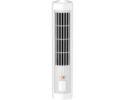 Stille oplaadbare bureauventilator met instelbare luchtstroom, koelventilator van ABS materiaal voor kantoor en slaapkamer