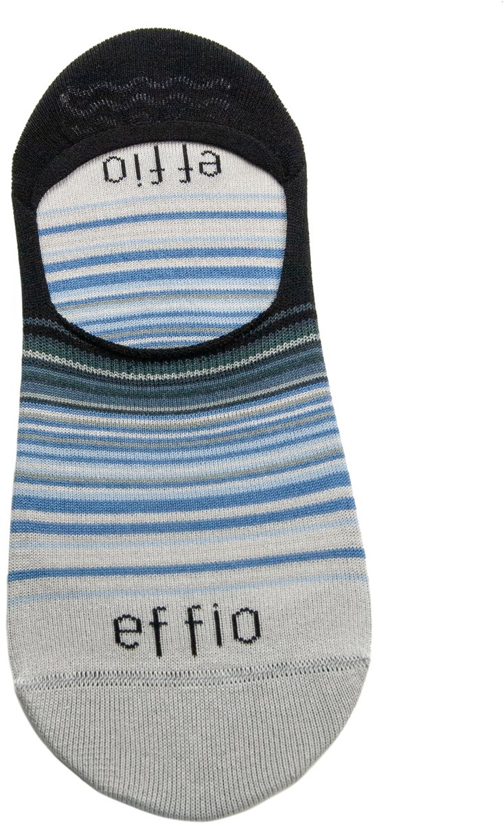 Effio sneaker sokken - Klimaatsokken - Uitstoot - Zwartgrijs- maat 41-45