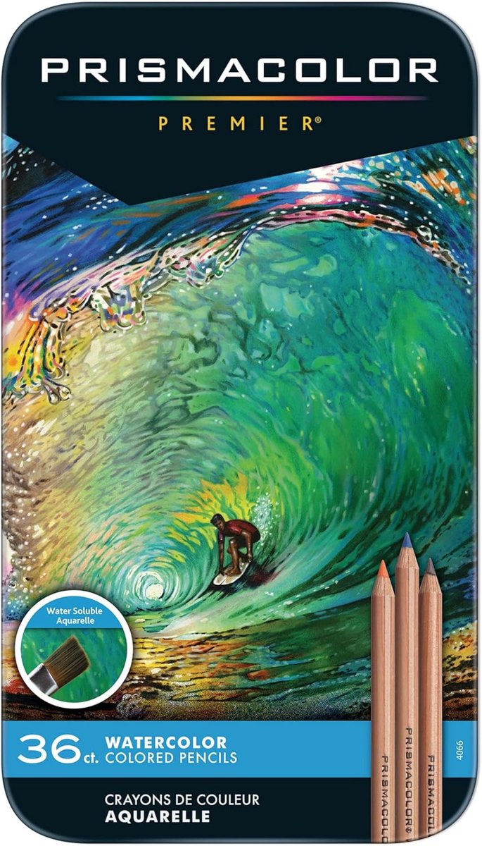Prismacolor Premier 36 Watercolor Colored Pencils - Aquarelpotloden