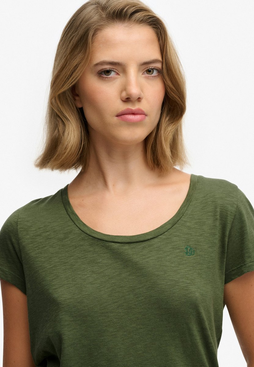Superdry Studios T-shirt met slanke pasvorm Dames T-shirts Four Leaf Clover