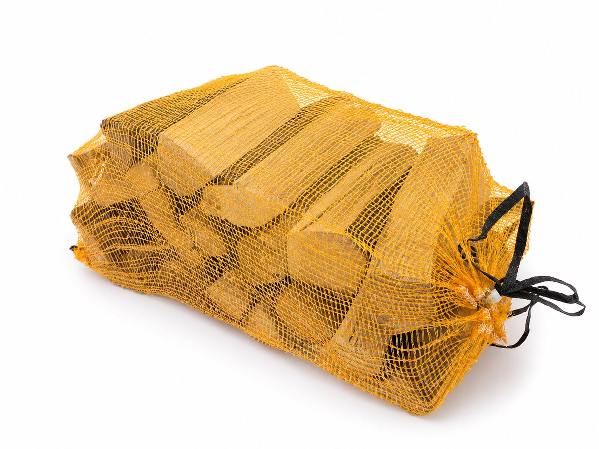 Haardhout essen | brandhout voor open haard of hout kachel openhaardhout | 40 Liter netzakken essen haardhout