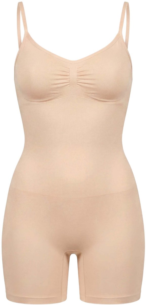 SNOCKS Shaping Bodysuit Dames – Corrigerend Ondergoed – Vormt Buik, Taille & Bovenbenen – Diepe Rugdecolleté – Verstelbare Bandjes – Comfortabel & Ademend – 1 Stuk