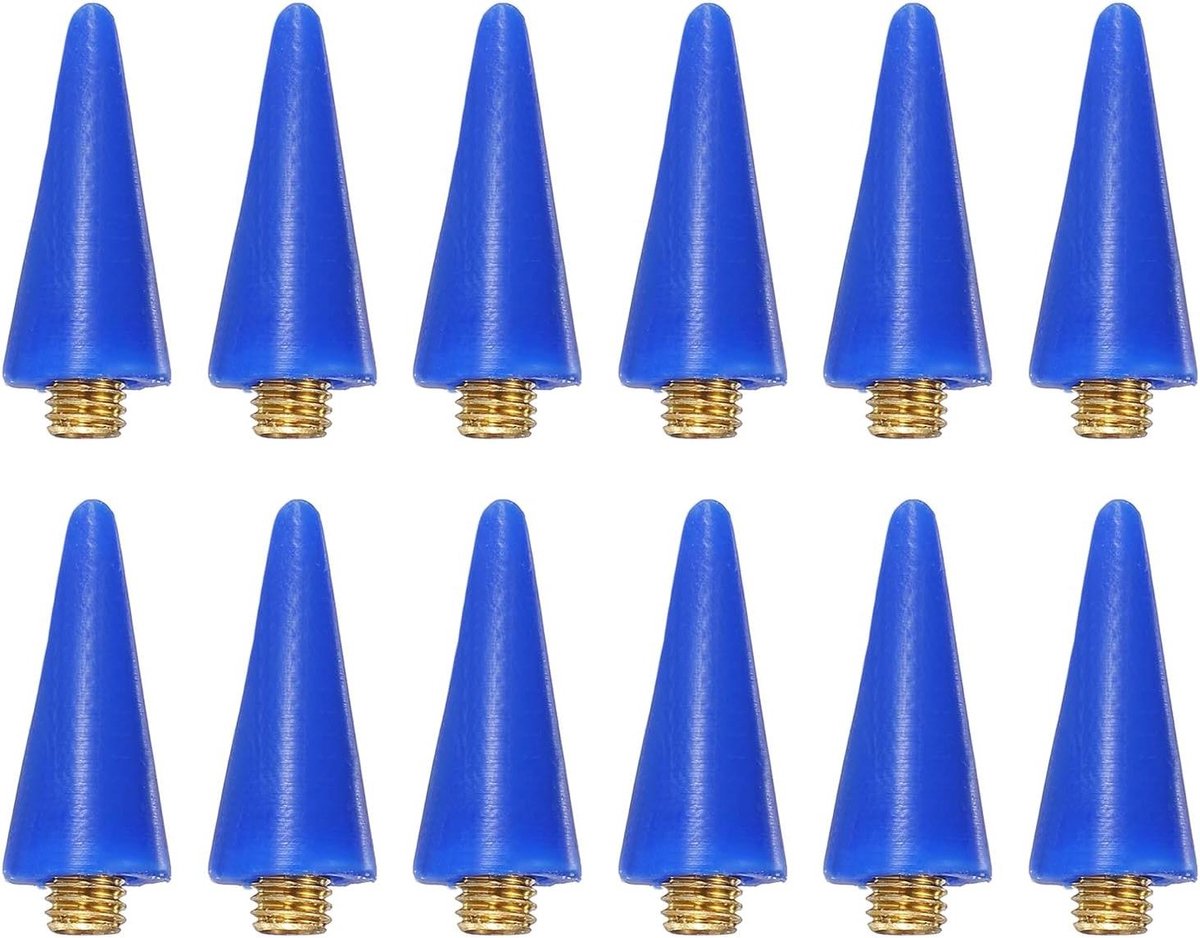 Wax Kop Tips - Strass Picker Vervanging - Nail Art Decoratie - Sterke Hechting - 12 stuks - Blauw