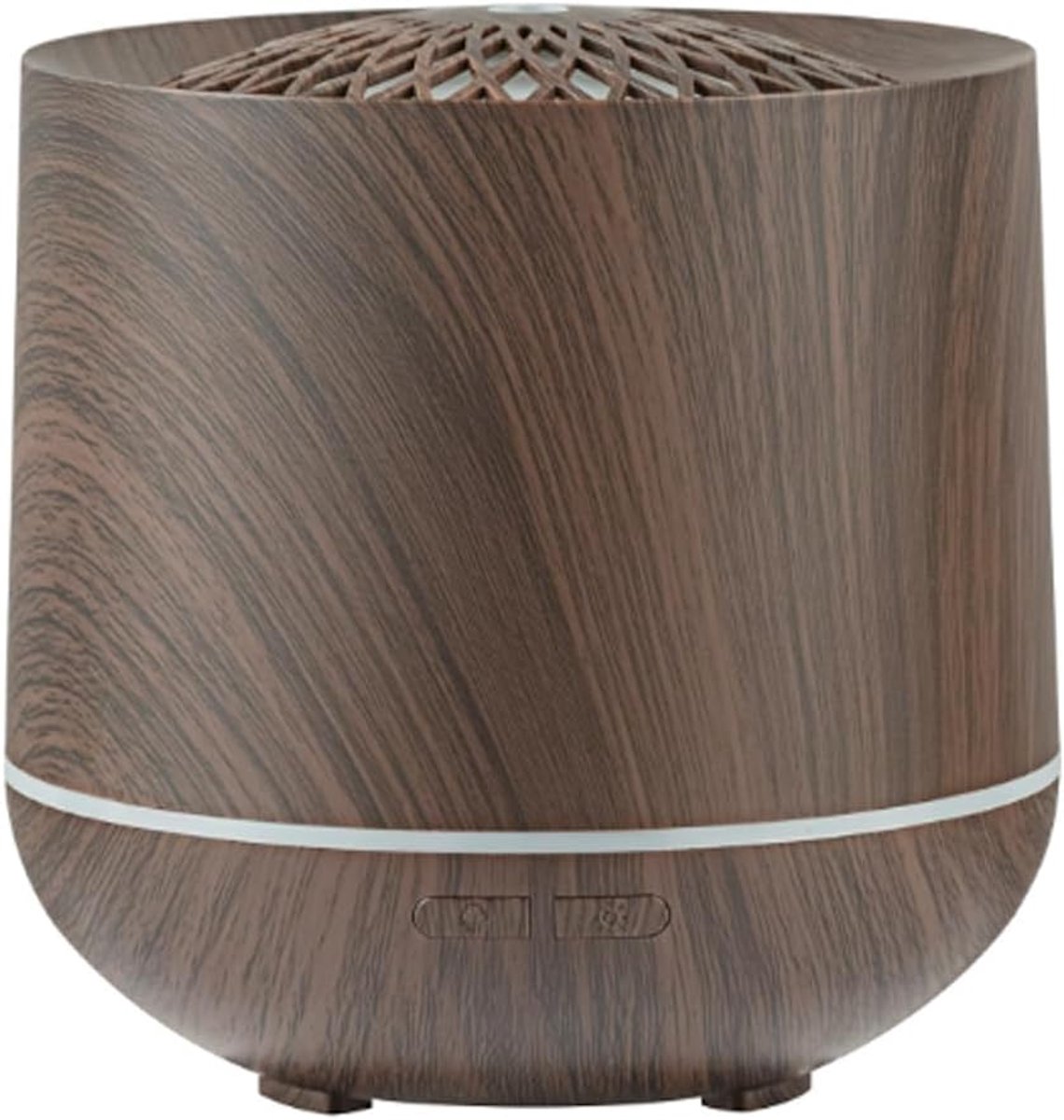 SnelShoppen - Huba 300 ml Ultrasone Diffuser voor Etherische Oliën, Luchtbevochtiger met Koele Mist en 7 Kleuren Licht, Automatische Uitschakeling voo