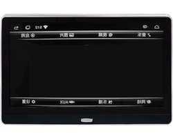 Draagbare Autodisplay - Hoofdsteun Monitor - Reizen met Kinderen - HD Roterend Scherm - 116 inch - Zwart
