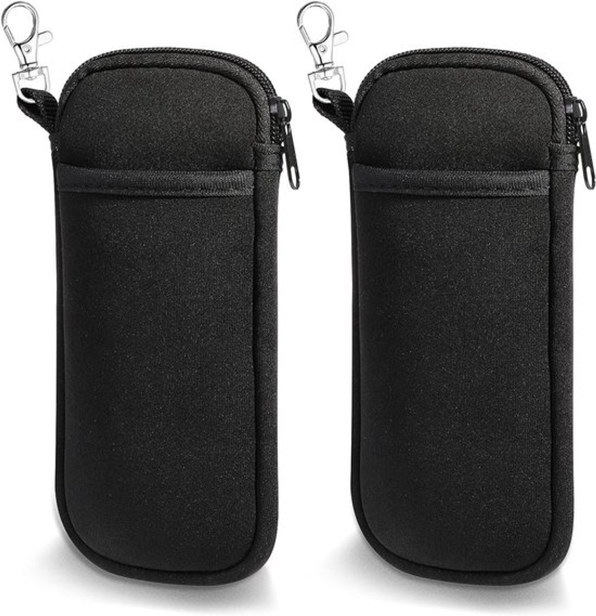 Dubbele Zachte Brillenkoker - ultralicht en draagbaar - 2 stuks - neopreen