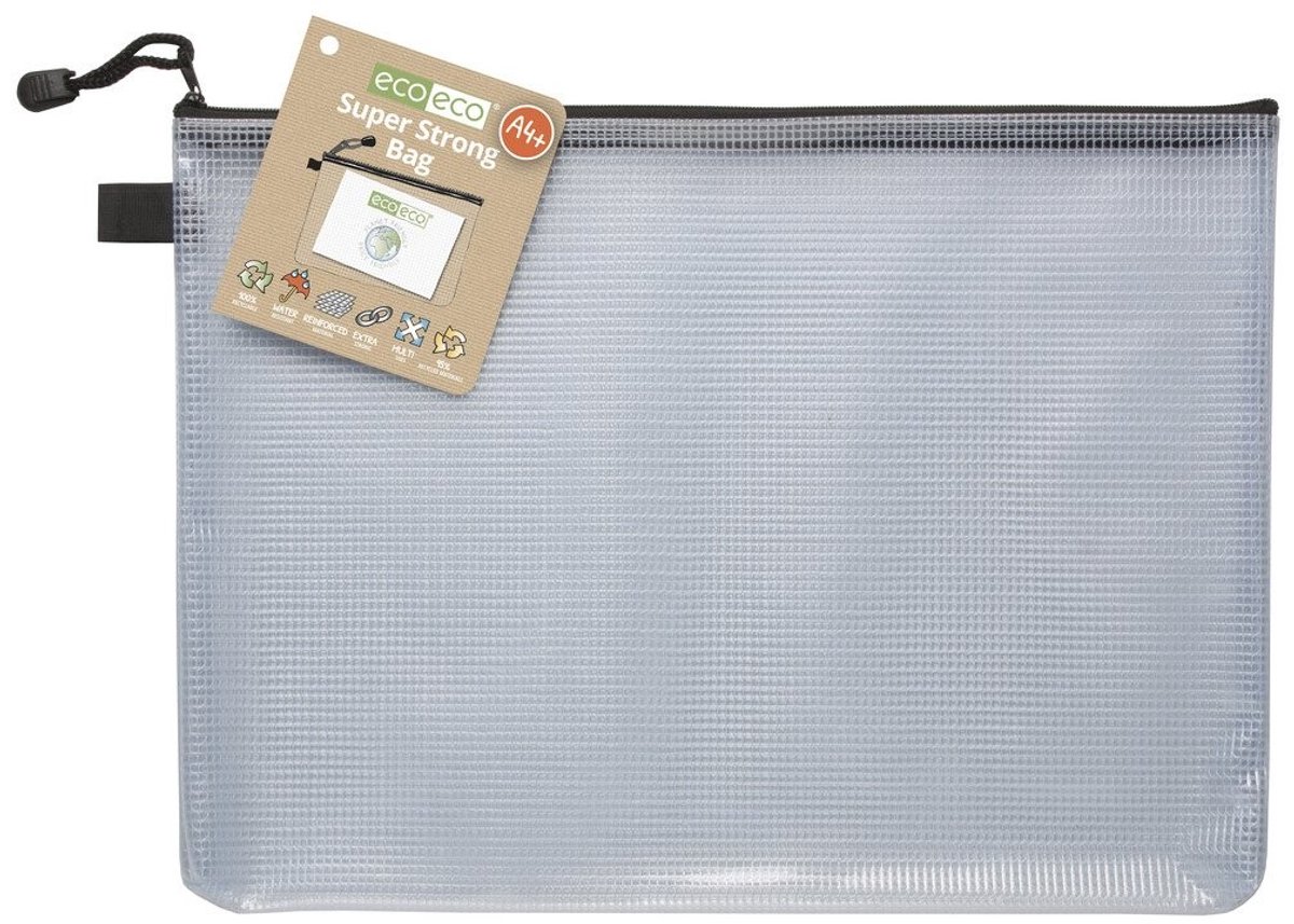 Omgoods - 12 x Eco-eco A4+ Recyclebare Tassen - Zipper Tuff Case