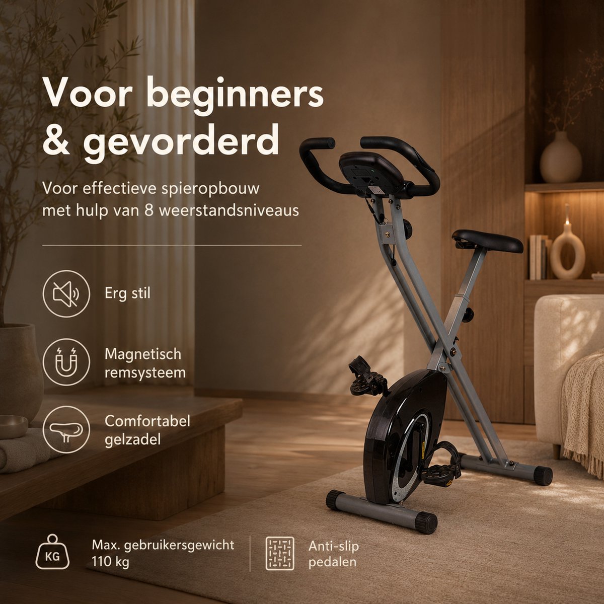Ultrasport F-Bike Opvouwbare Hometrainer thumbnail 4