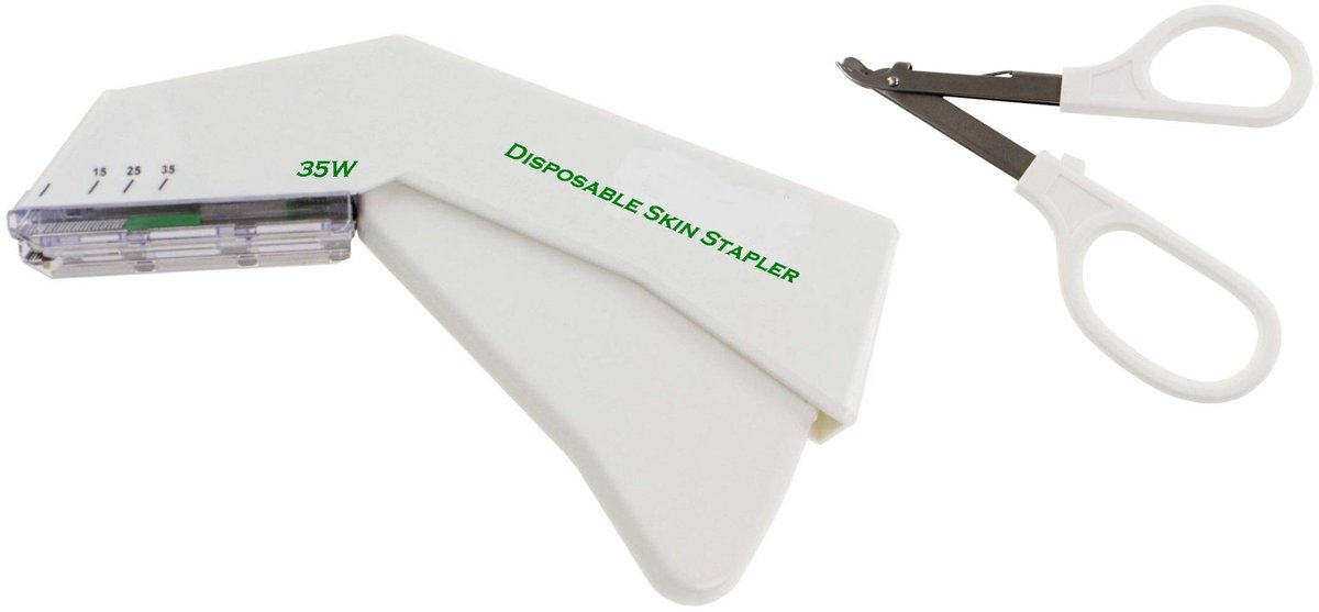 Omgoods - Wegwerp Huid Nietmachine 35W met Hechting Removal Set