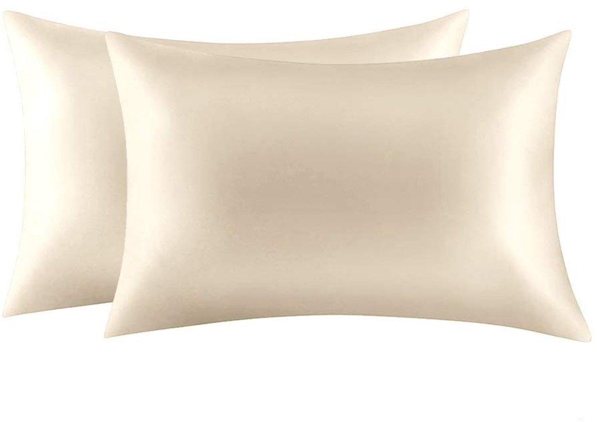 Omgoods - Set van 2 Zijde Kussenslopen voor Haar en Huid, King Size