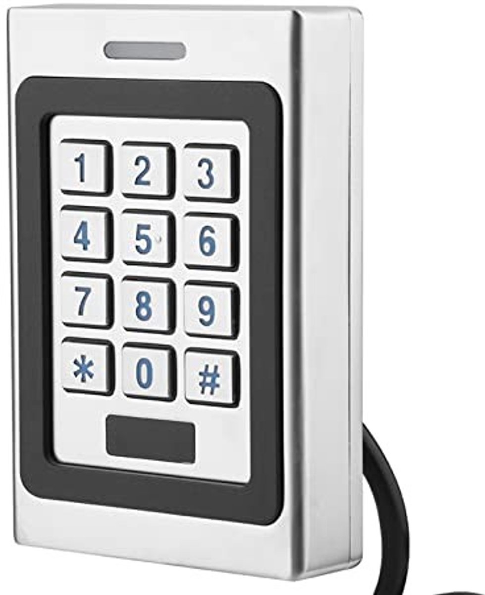 Omgoods- Deuraccessoires RFID Deuropener - Deurslot met Code - Deurslot met Sleutel - Waterdicht - Duurzaam - Galvanized Zinklegering