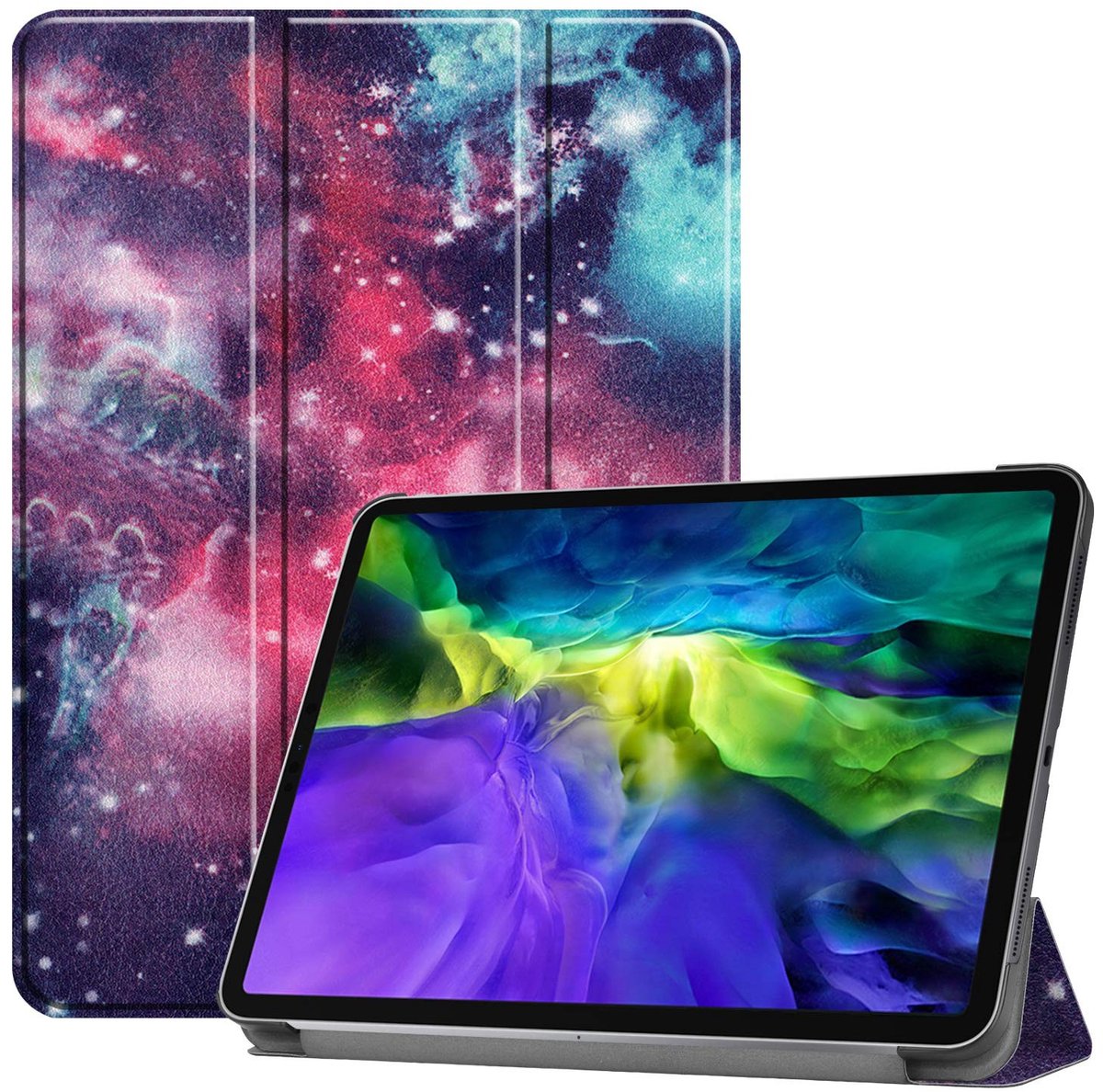 Omgoods - Smart Cover Case voor Apple iPad Pro 11 - Met Standfunctie en Auto Sleep/Wake
