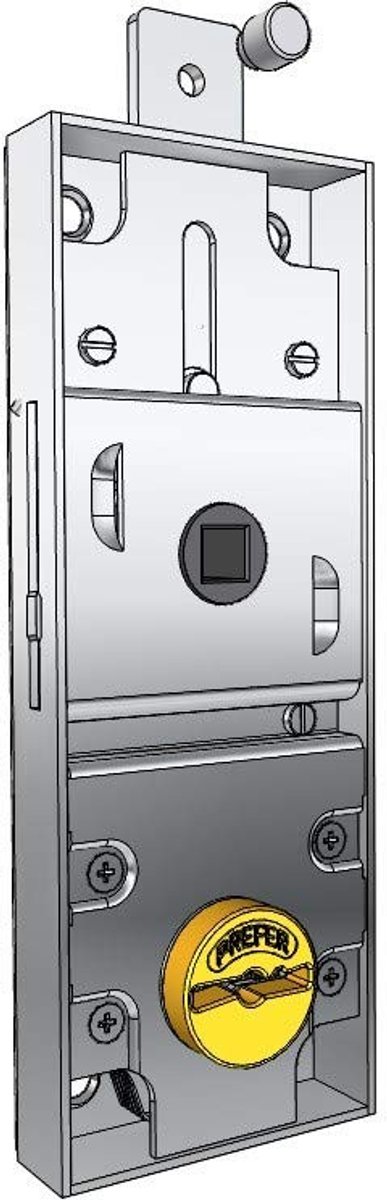 Omgoods - Sloten voor Garagedeuren - Dubbele Kaart en Sleutel Slot