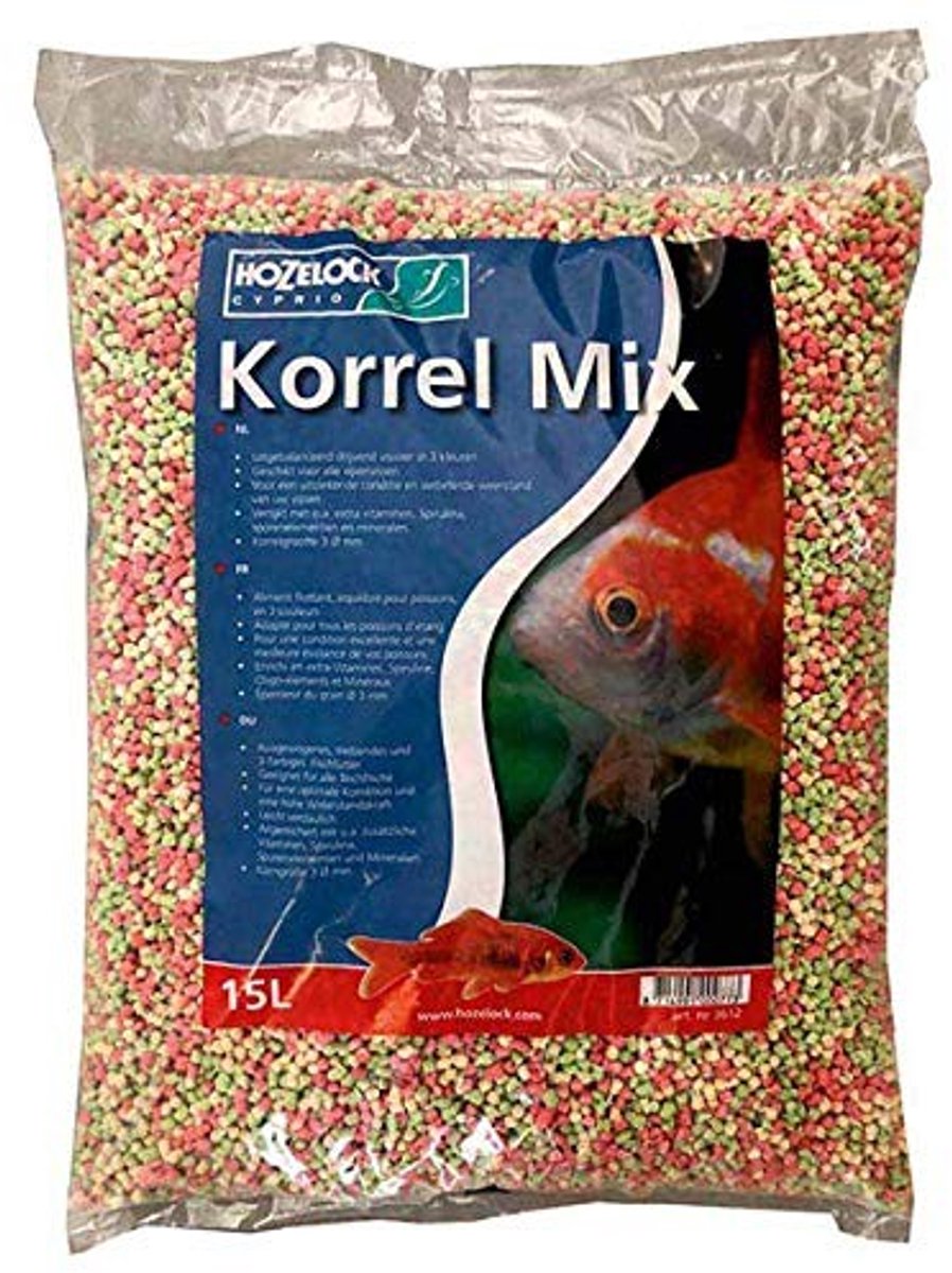 Omgoods - Visvoer Korrels 15 Liter