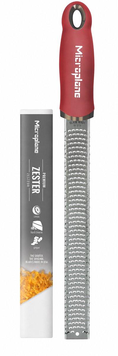Microplane - Rasp Premium Classic - Fijn - Pomegranate Red