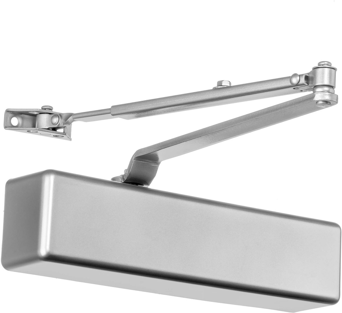 SnelShoppen - Zwaar belastbare hydraulische deurdranger met veermechanisme, verstelbare sluitkracht 1-6, ADA-geschikt, gespoten aluminium, 8500-serie