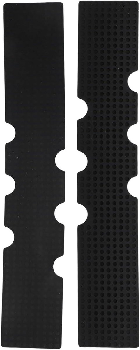 Racefiets Stuurtape - Fietshandvat Pads - Comfortabel Fietsen - Schokabsorberend Siliconen - 200x35mm - Zwart