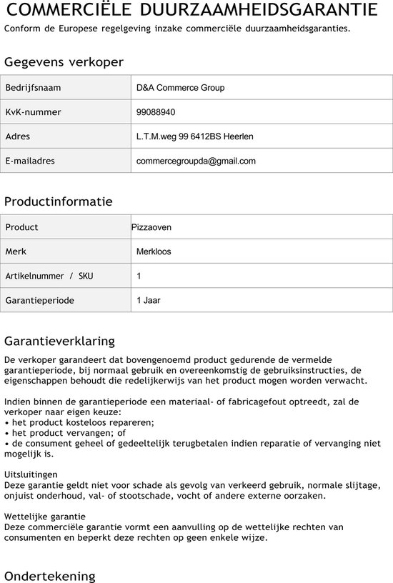 D&A Pizza oven - Pizzaschep - Pizzaoven - Pizza oven buiten - Pizzamaker - Pizza oven hout - Pizzaovens - Pizza 30 centimeter — afbeelding 5