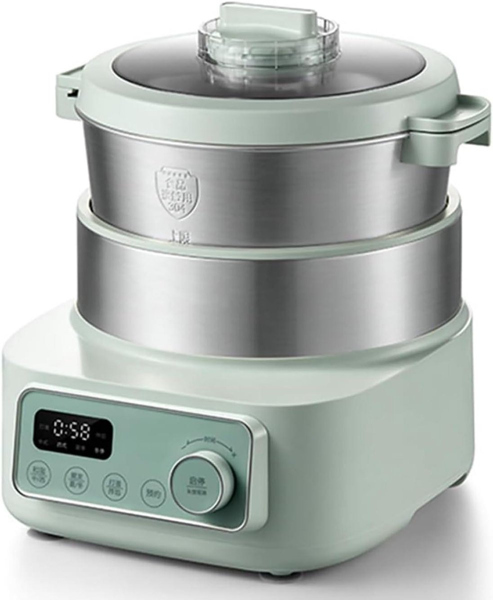 Deeg Mixer - Automatische Mixer - Brood Bakken - Handsfree 15 Minuten - 5L Capaciteit - Wit