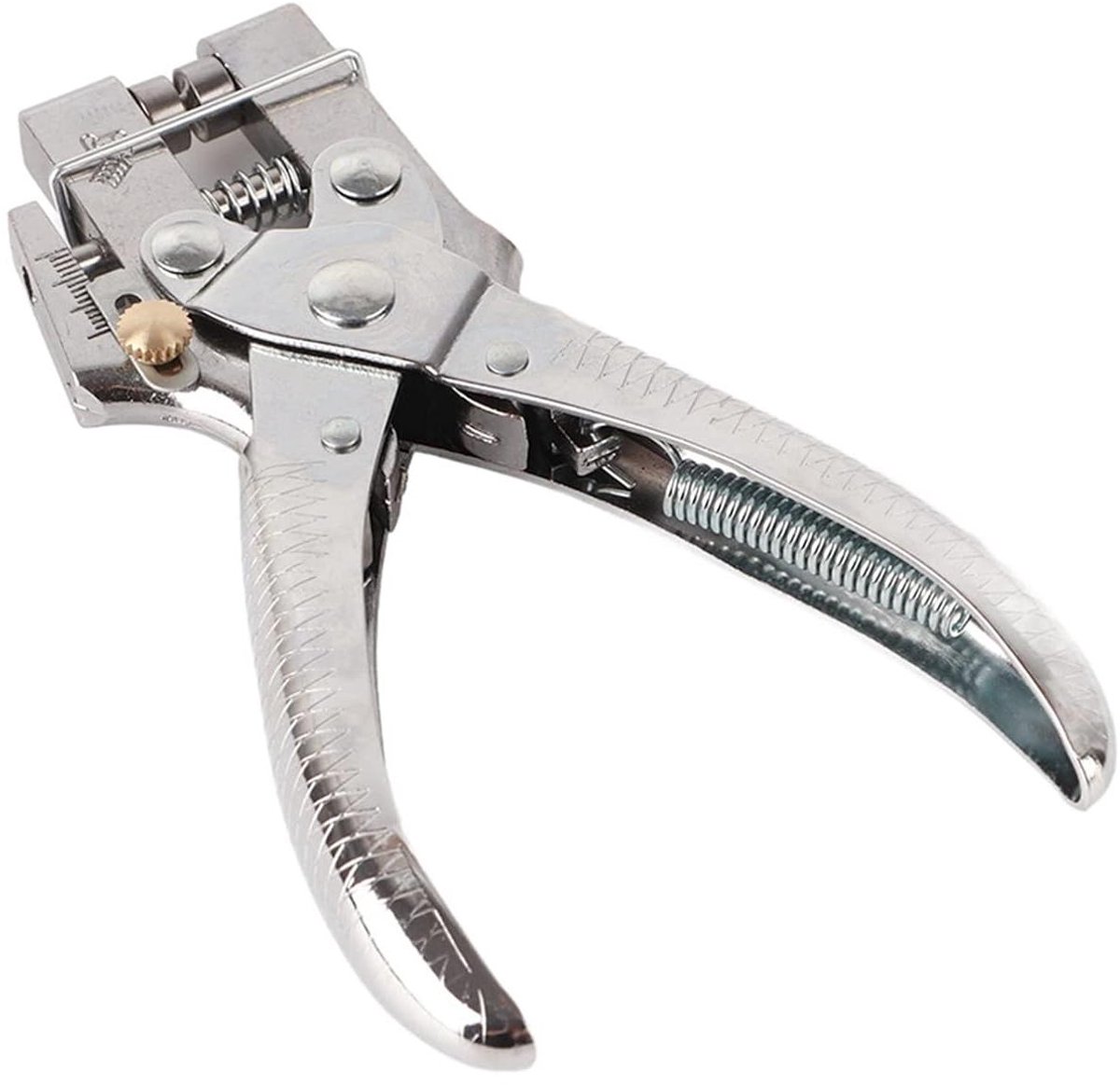 Oogjes Tang Set - Rivet Setter Punch - Materiaal Versterken - Duurzaam Staal - 4.5mm Diameter - Zilver